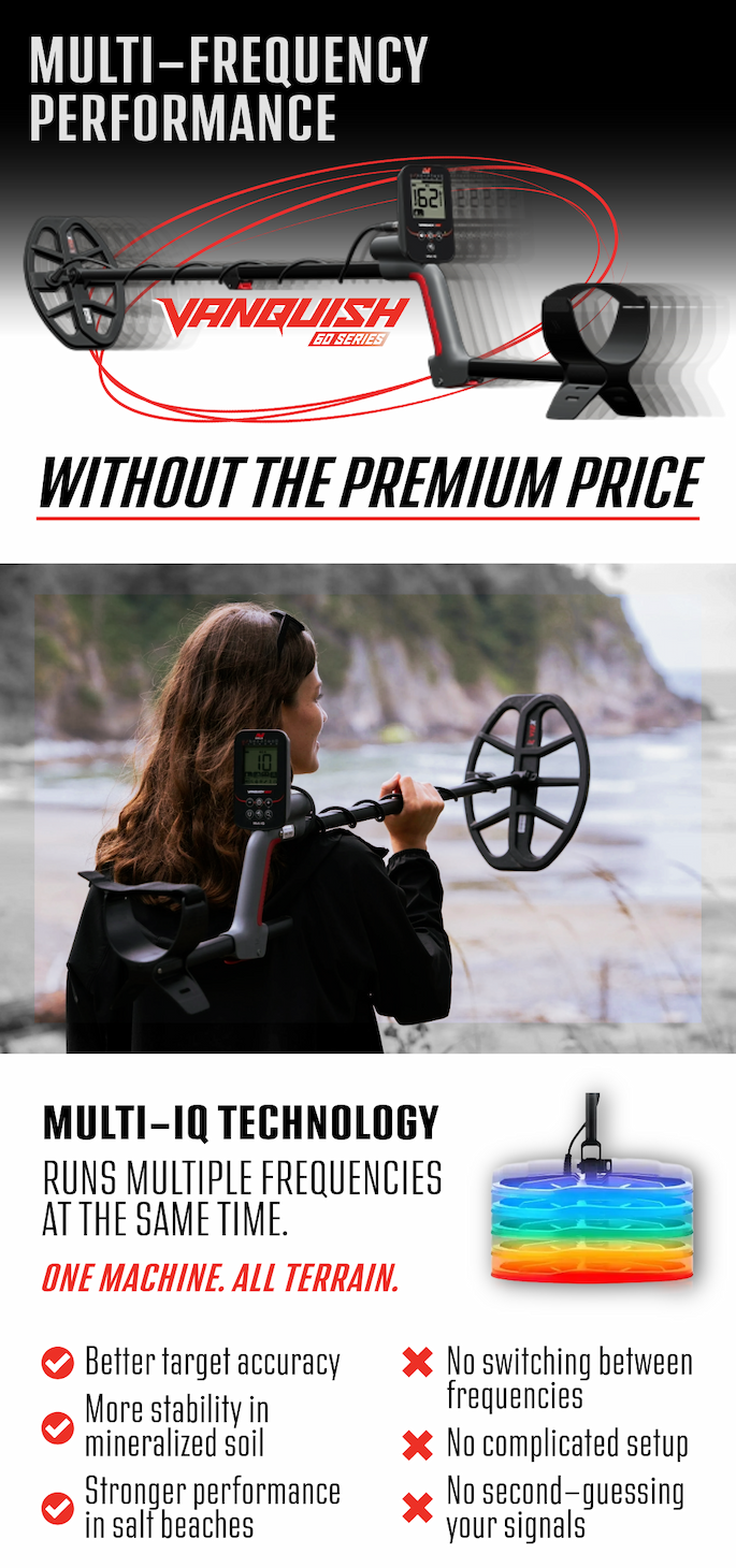 NEW Vanquish 560 - Multi-frequency performance without the premium price.