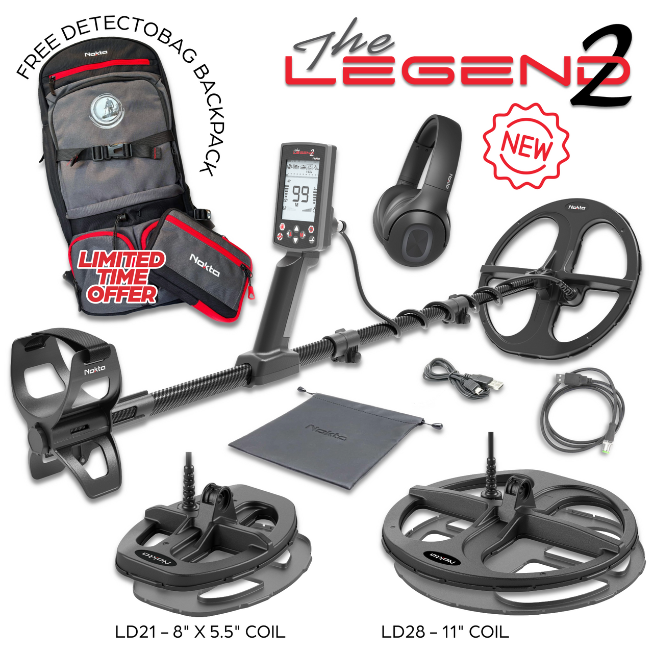 Image of Nokta's NEW The Legend 2 Metal Detector