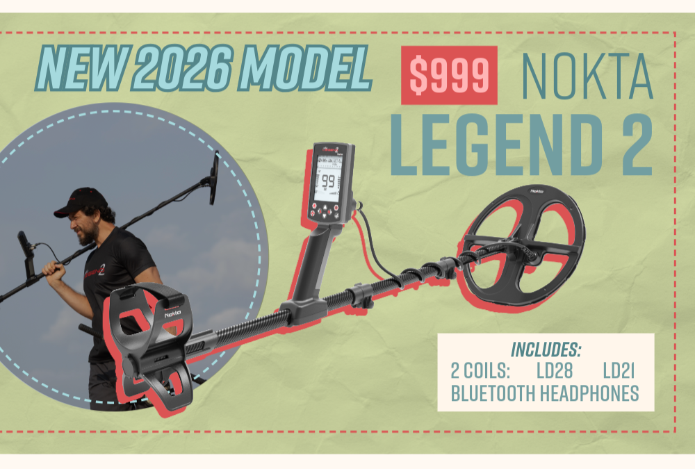 Nokta Legend 2 $999. NEW 2026 Model