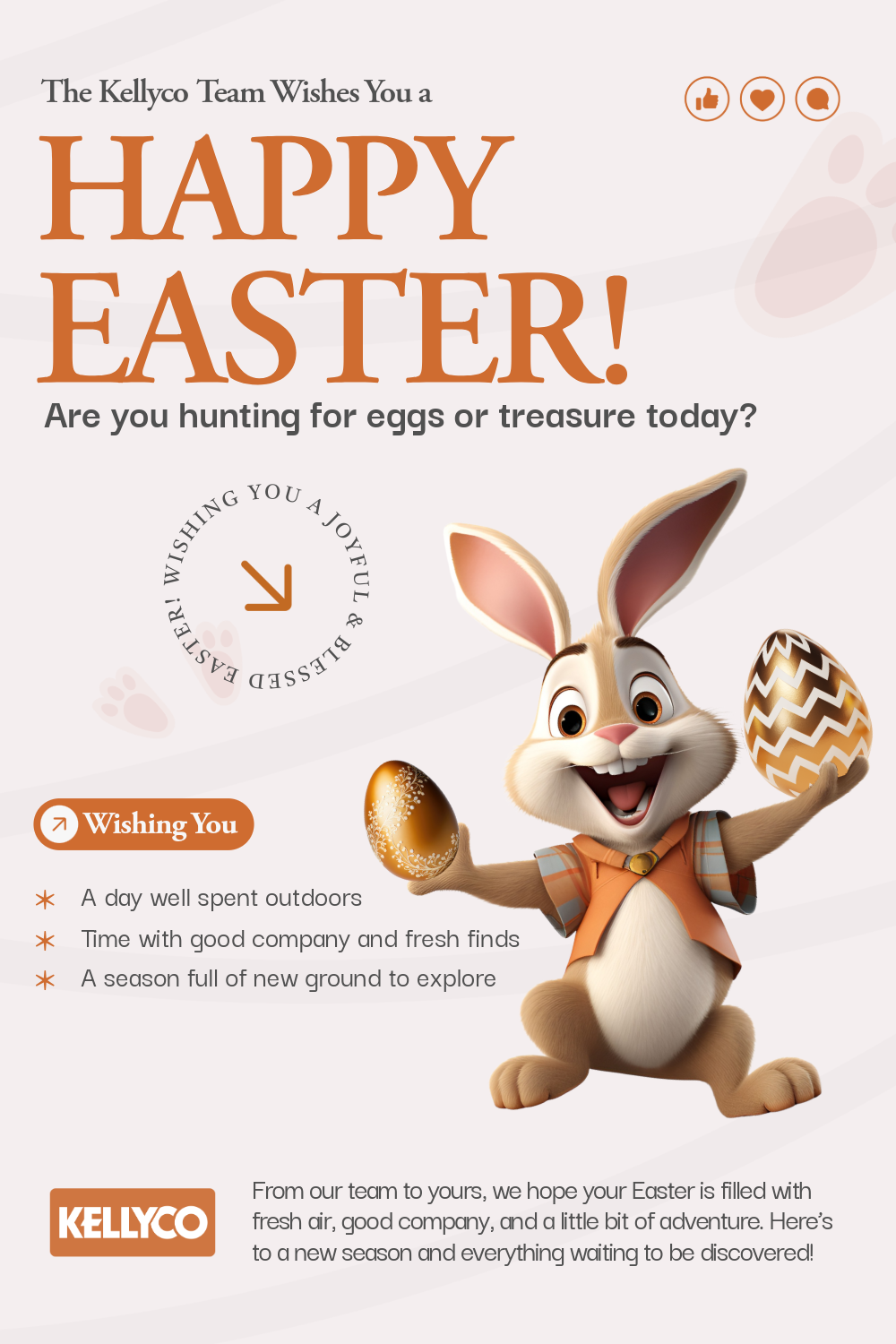 Happy Easter! Are you hunting for eggs or treasure today?
