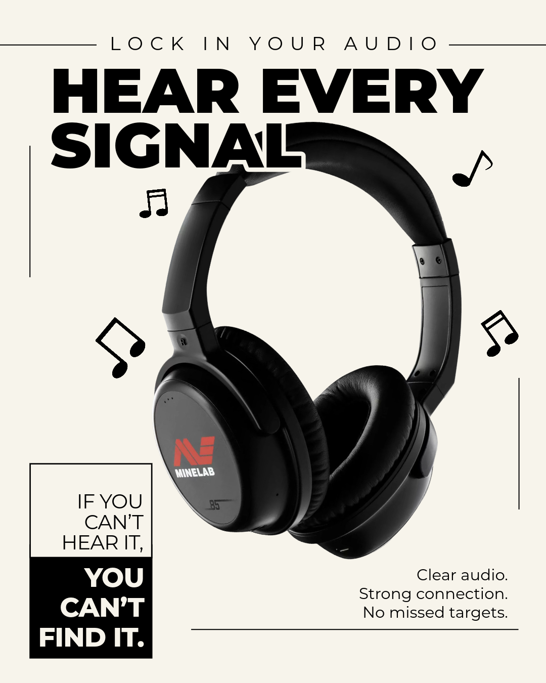 Lock in your audio. Hear every signal.