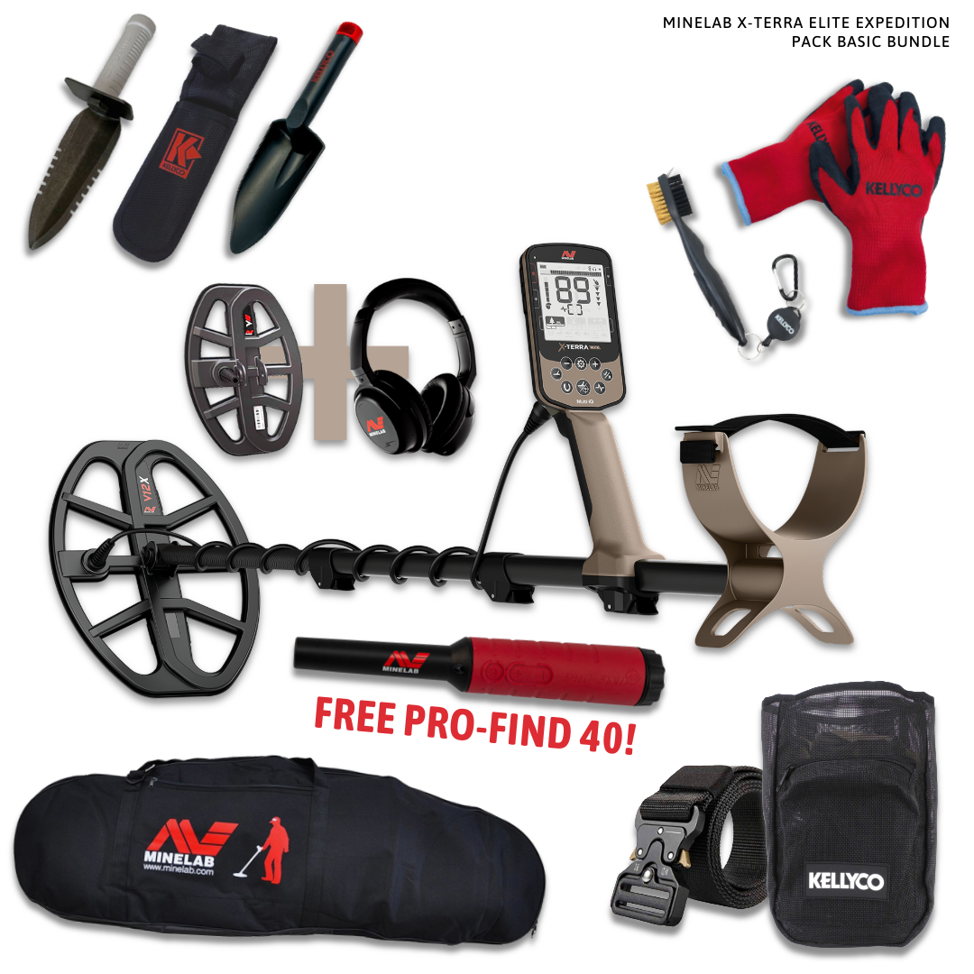 Image of Minelab X-Terra Elite  Expedition Pack Basic Bundle