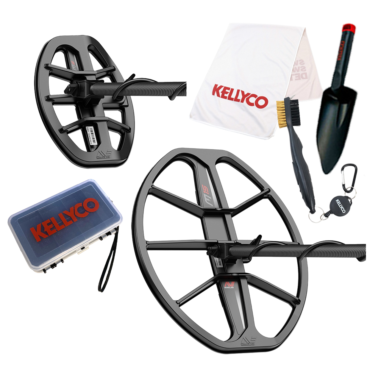 Image of Minelab Manticore Coil Bundle M8 + M15 Elliptical DD Coils