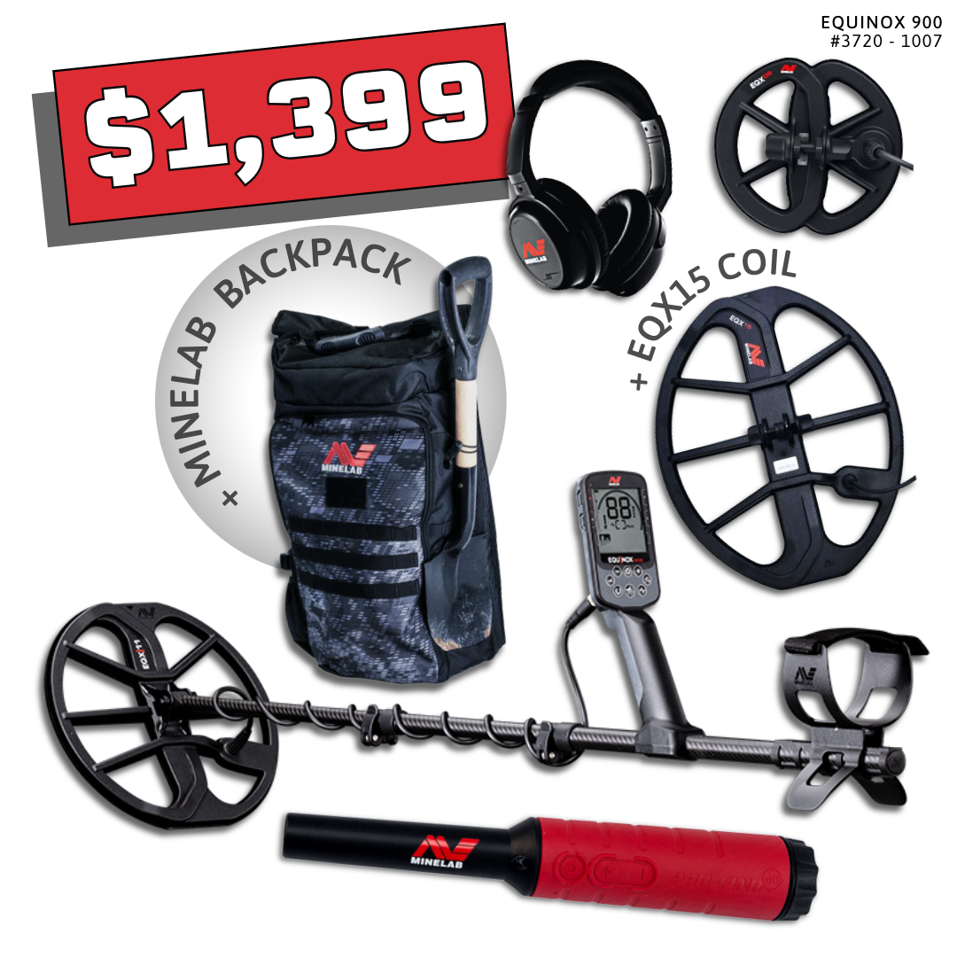Image of Minelab Equinox 900 Metal Detector - Adventure Pack #4