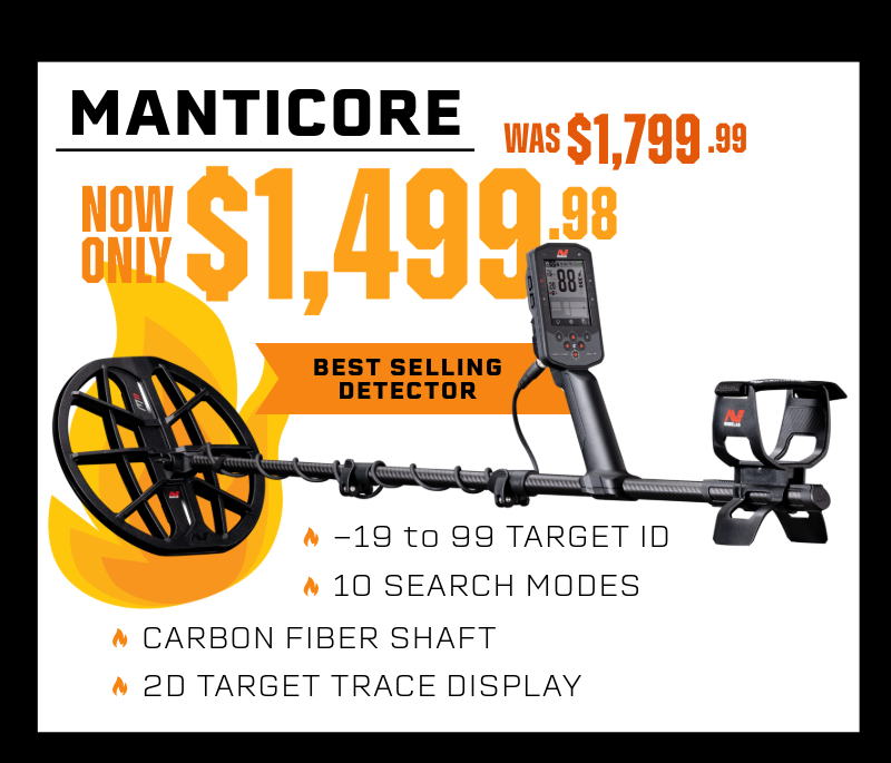 Manticore: was $1,799, now $1,499. Best Selling Detector. 