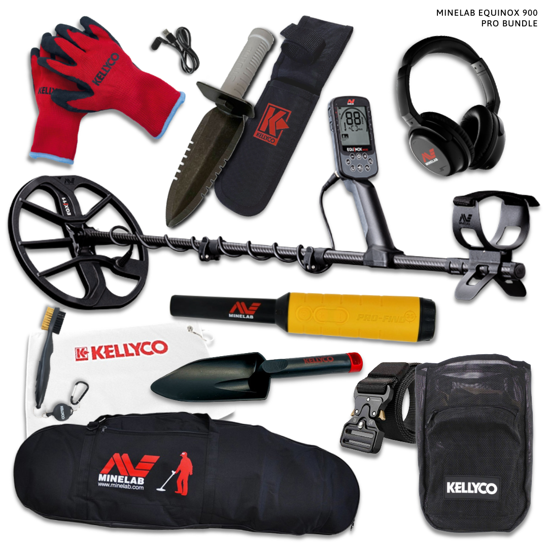 Image of Minelab Equinox 900 Metal Detector Pro Bundle