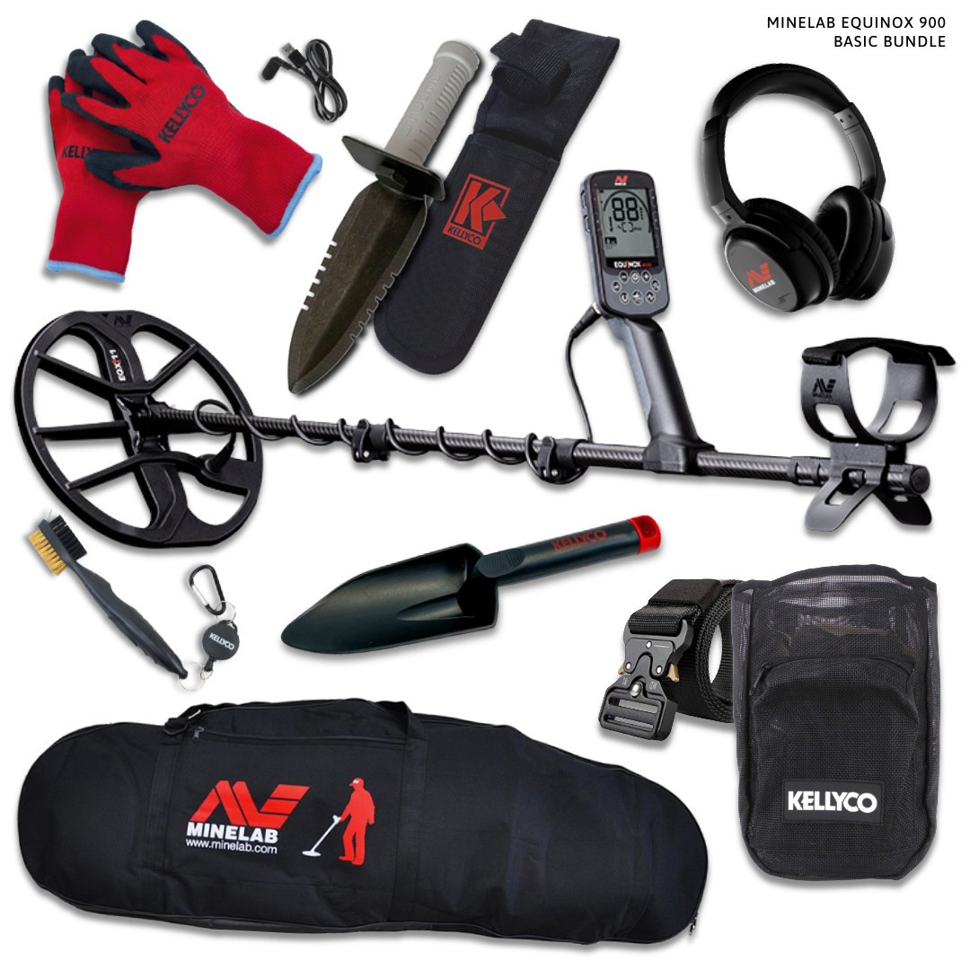 Image of Minelab Equinox 900 Metal Detector Basic Bundle