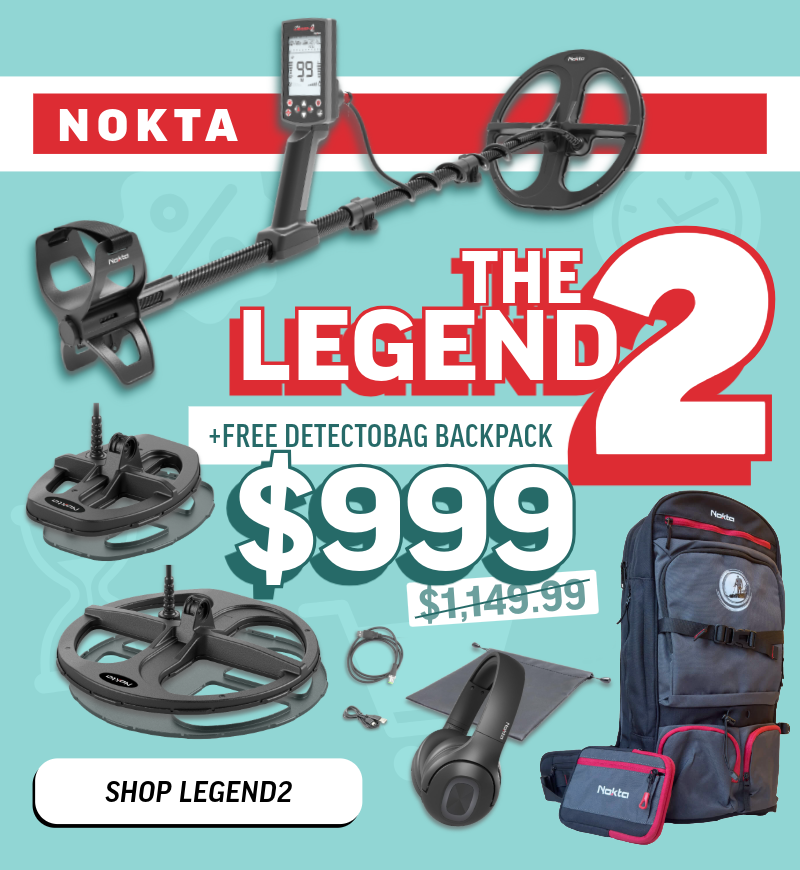 Nokta Legend 2 + Free backpack for $999 