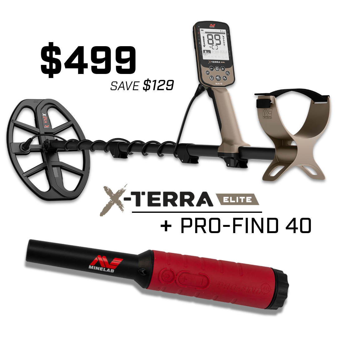 Image of Minelab X-Terra Elite Metal Detector + PRO-FIND 40