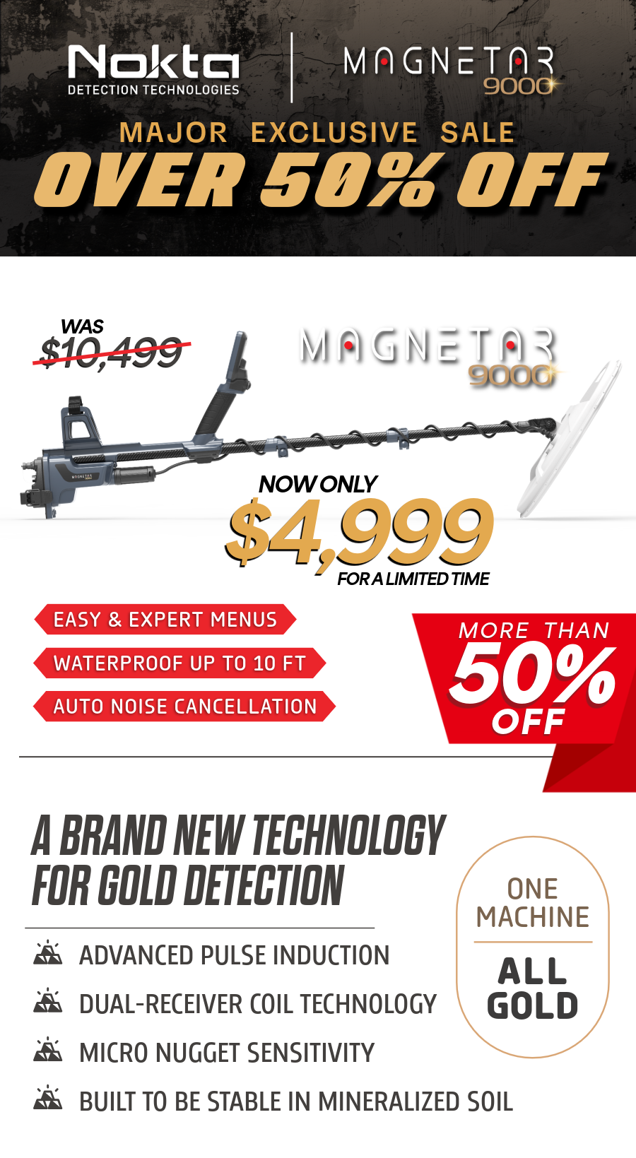 Nokta Magnetar 9000 Over 50% OFF