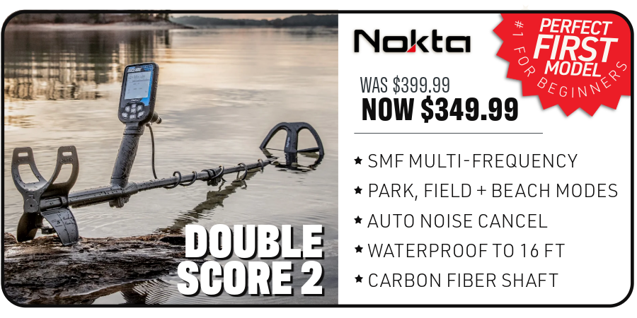Double Score 2 now $349.99. Multi-frequency, beginner-friendly and waterproof to 16 ft.