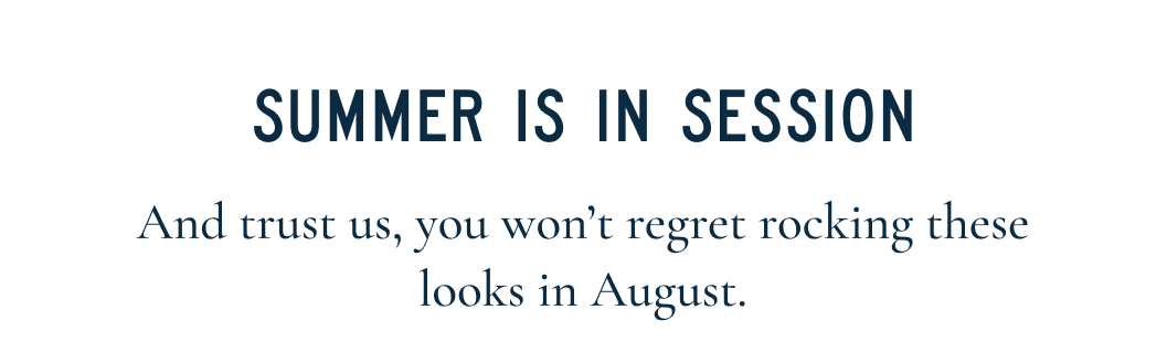Summer is in Session