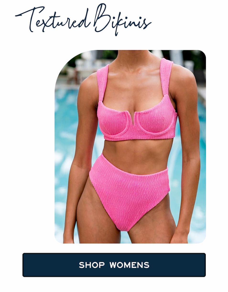 Textured Bikinis