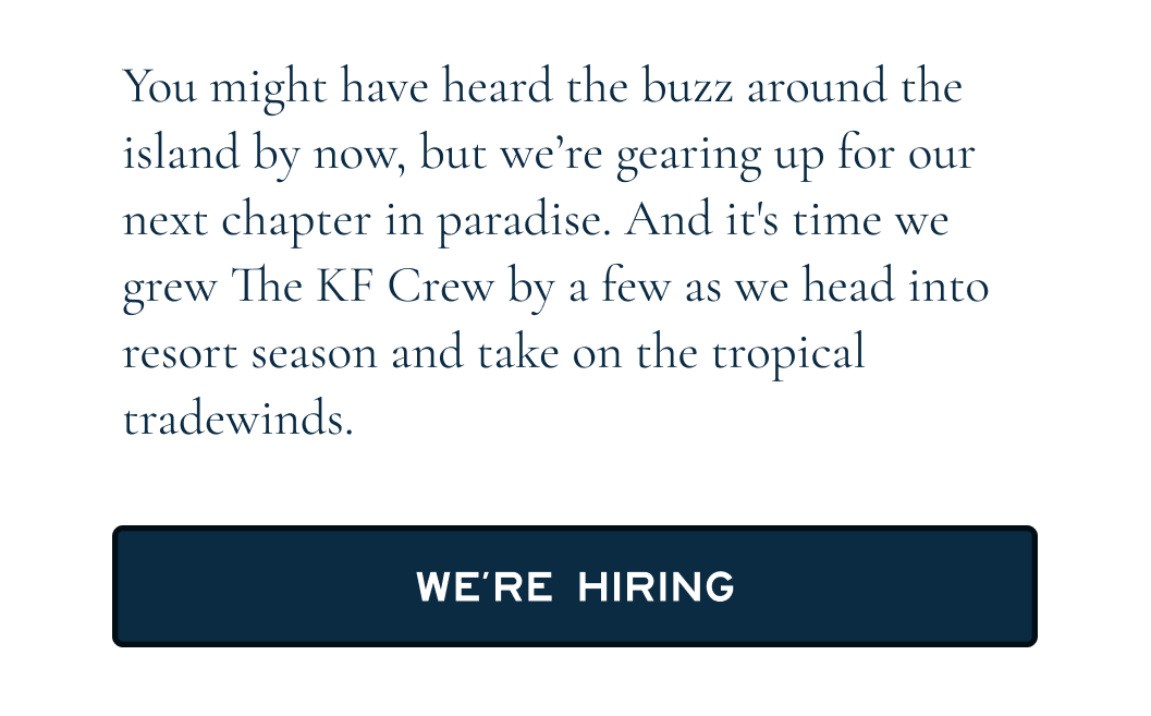 We're Hiring