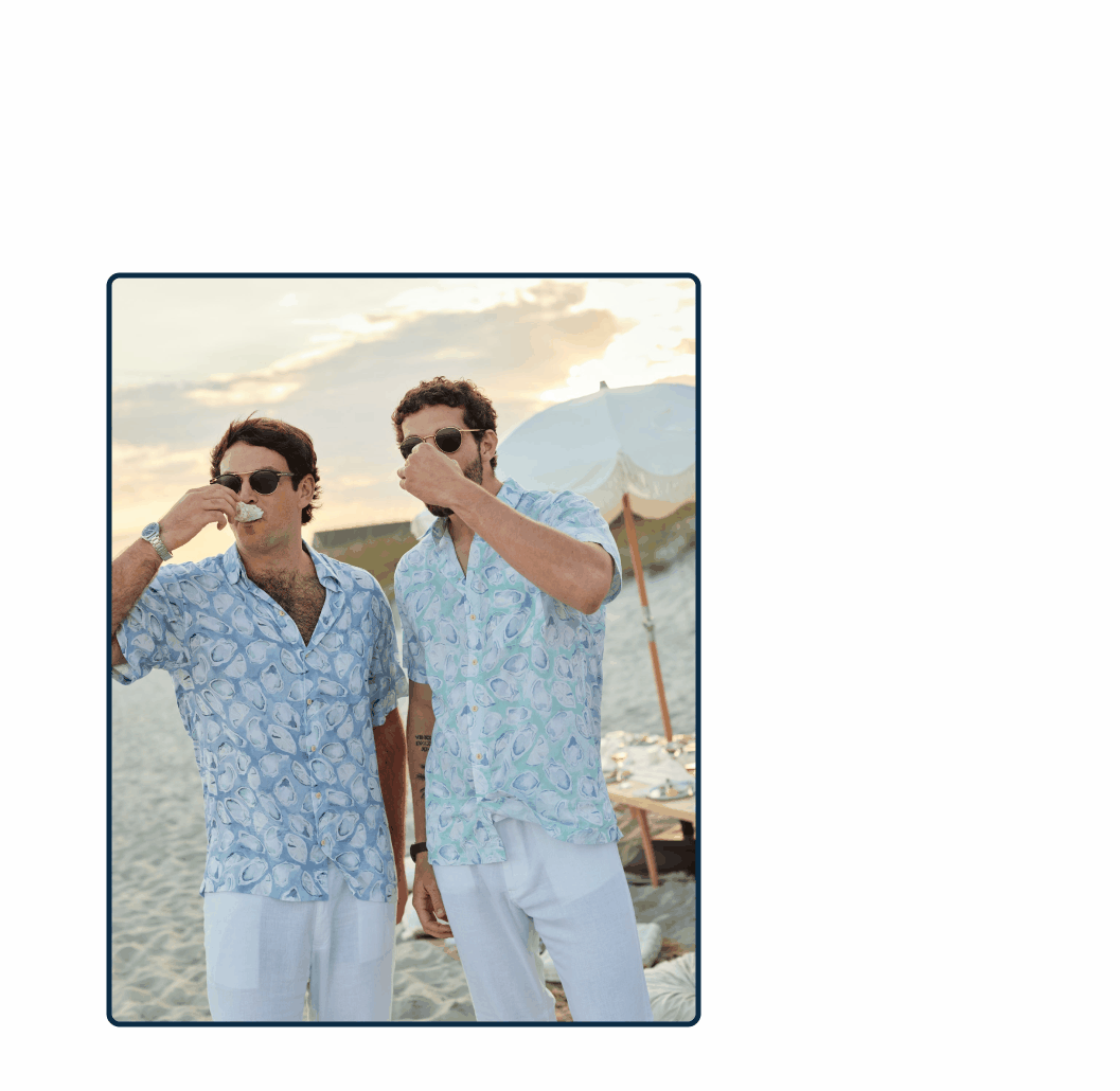 oyster print clothes