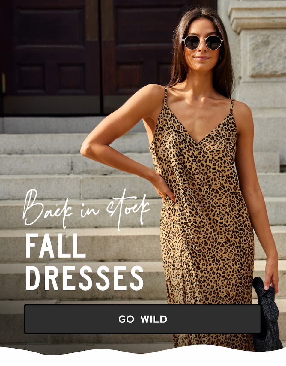 Back in Stock Fall Dresses | Go Wild