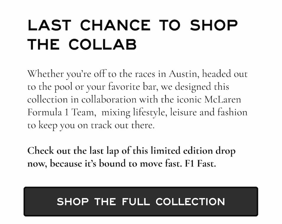 Last Chance to Shop the Collab