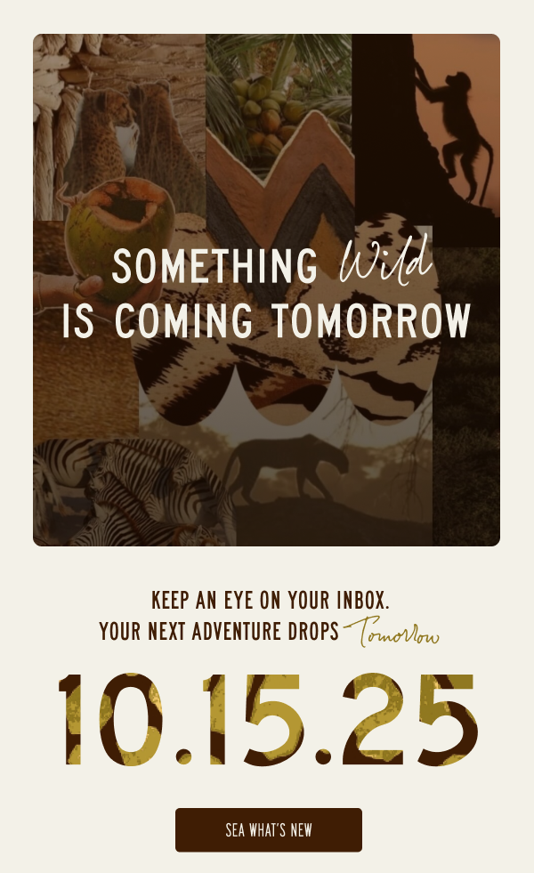 Something wild is coming tomorrow