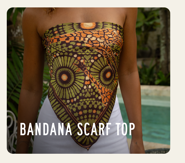 Bandana Scarf Top