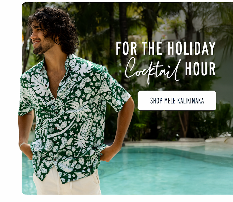For the Holiday Cocktail Hour | Shop Mele Kalikimaka