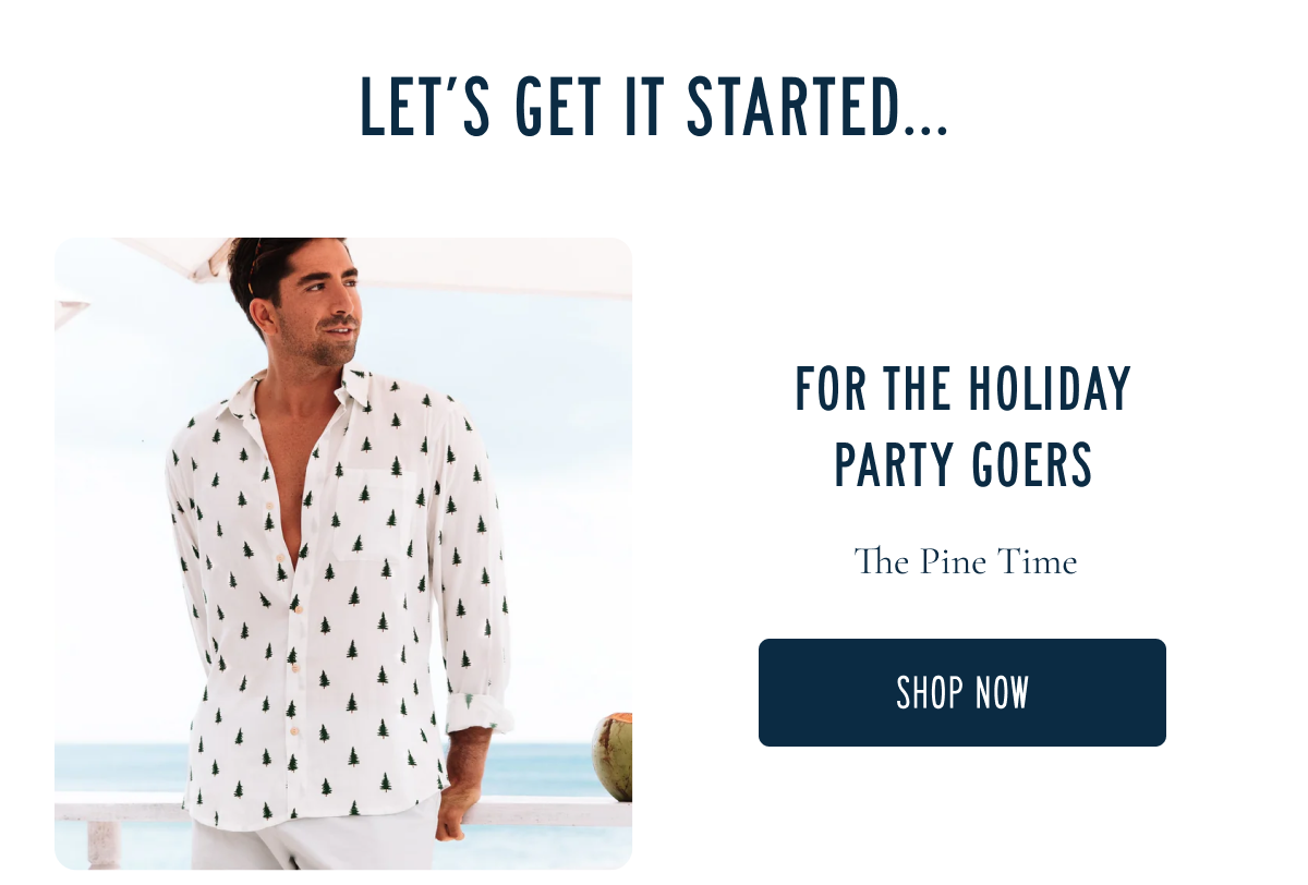 For The Holiday Party Goers | The Pine Time | Shop Now