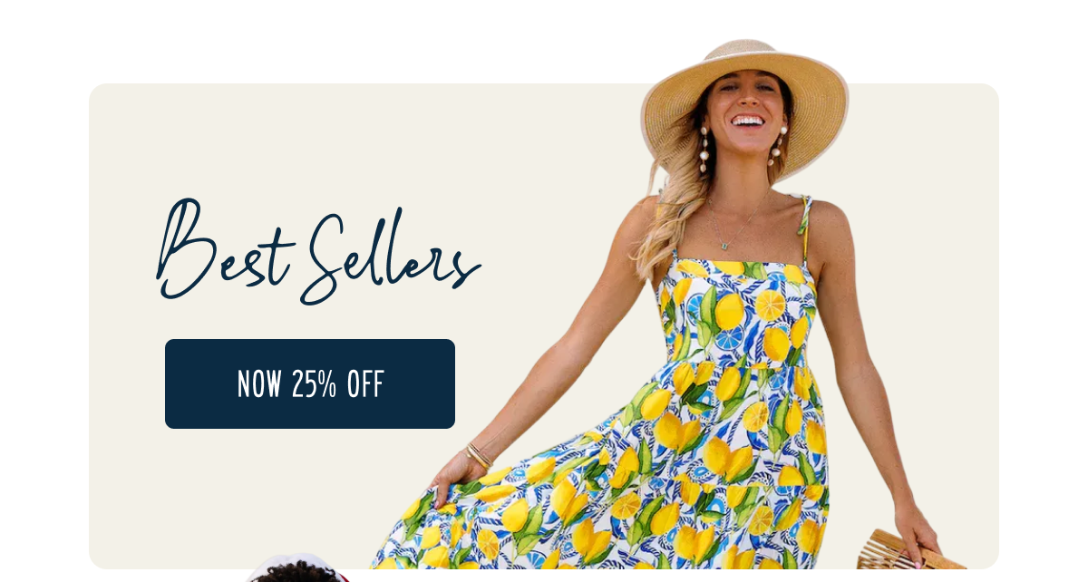 Best sellers now 25% off