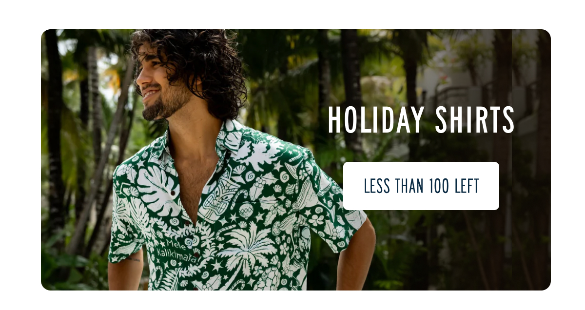 HOLIDAY SHIRTS LESS THAN 100 LEFT