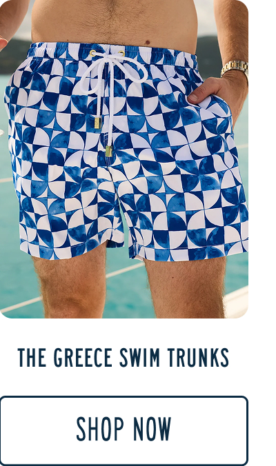 The Greece Swim Trunks [SHOP NOW]