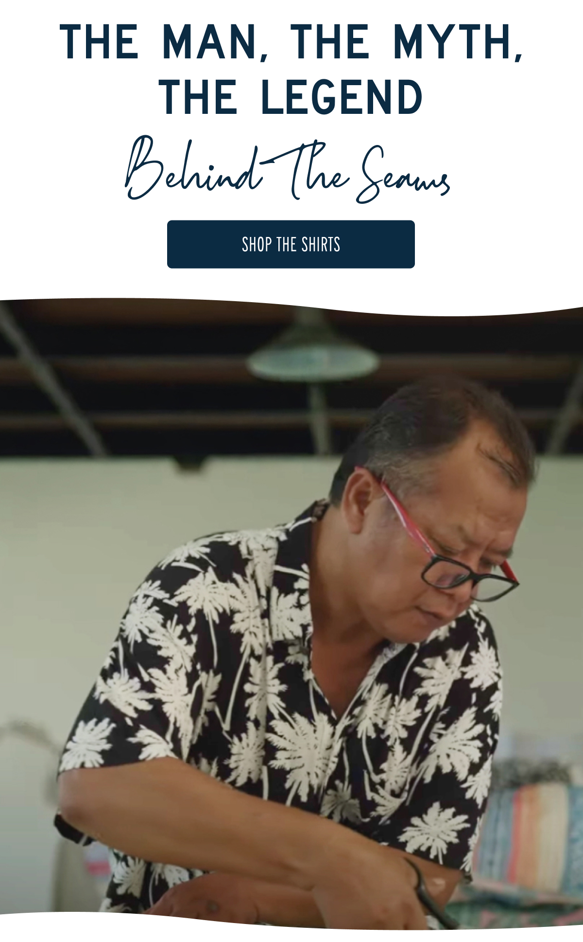 THE MAN, THE MYTH, THE LEGEND  Behind The Seams [SHOP THE SHIRTS]