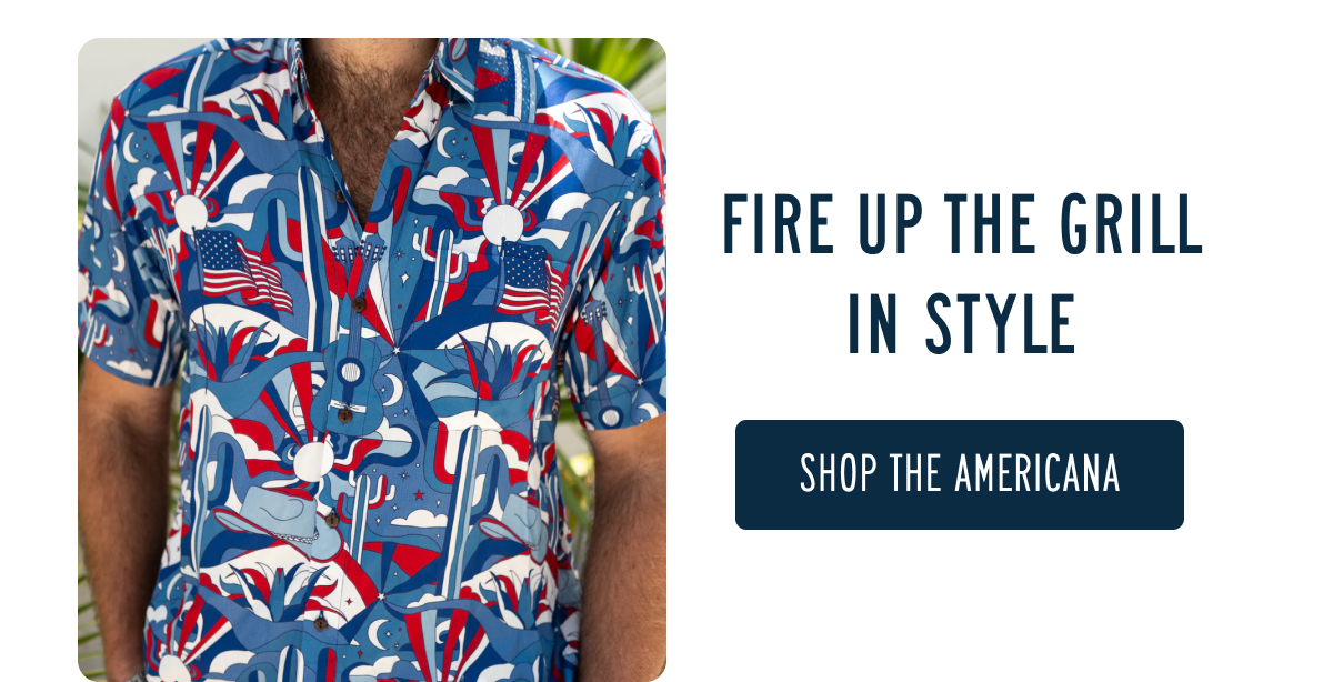 FIRE UP THE GRILL IN STYLE  SHOP THE AMERICANA