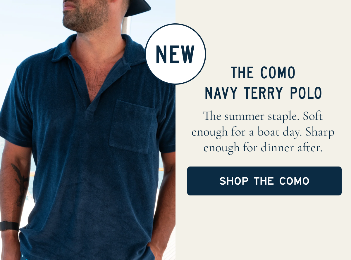 THE COMO TERRY POLO [[SHOP THE  COMO]]