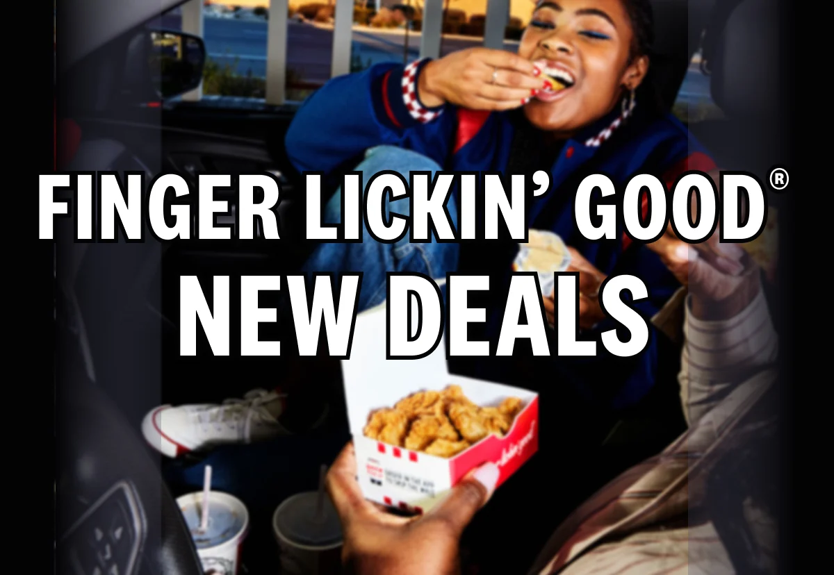 FINGER LICKIN' GOOD NEW DEALS