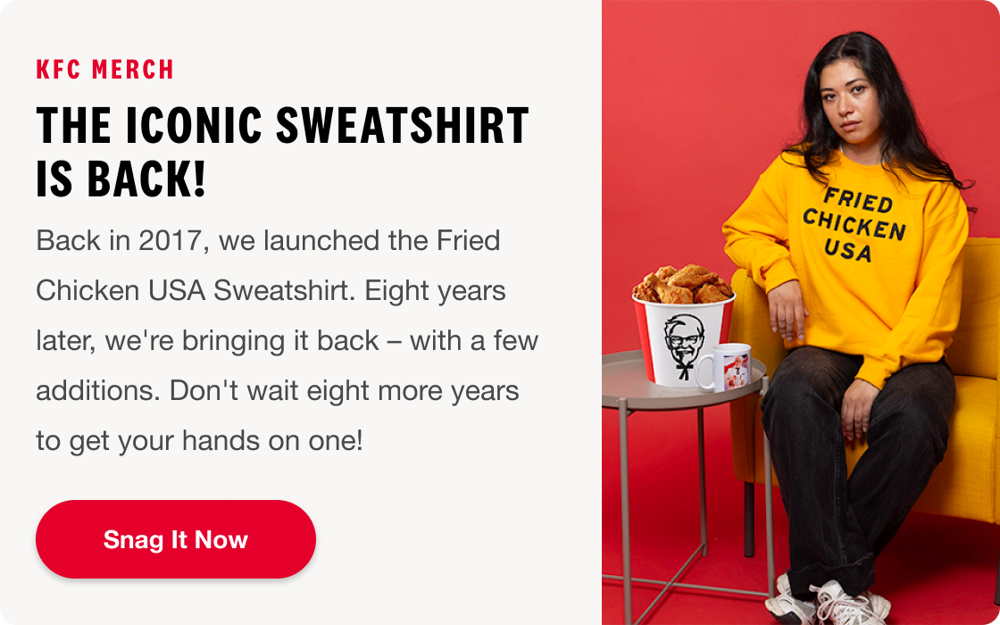 The iconic sweatshirt is back! Snag it now.