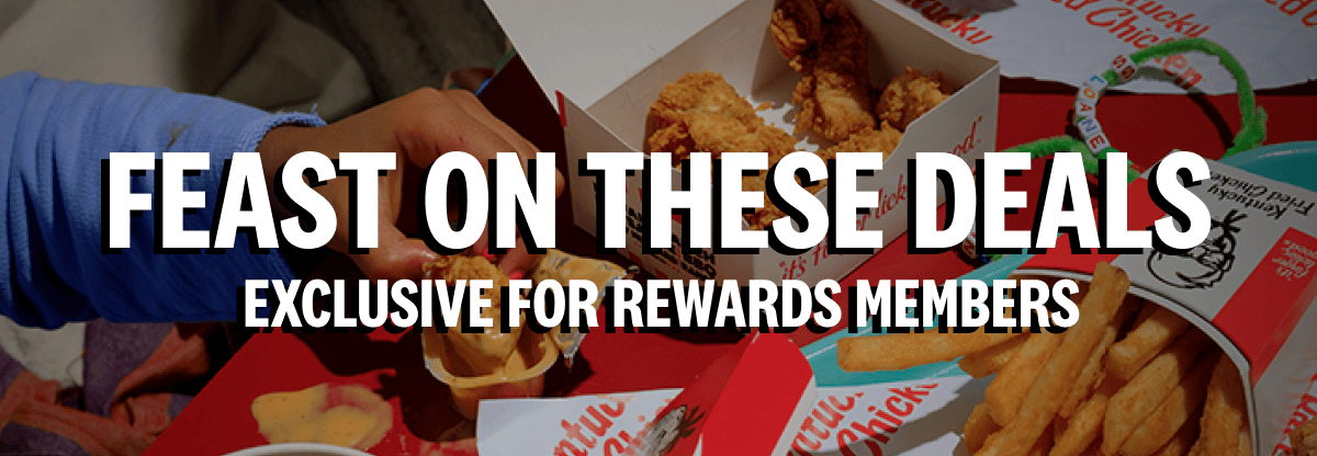 FEAST ON THESE DEALS. EXCLUSIVE FOR REWARDS MEMBERS.