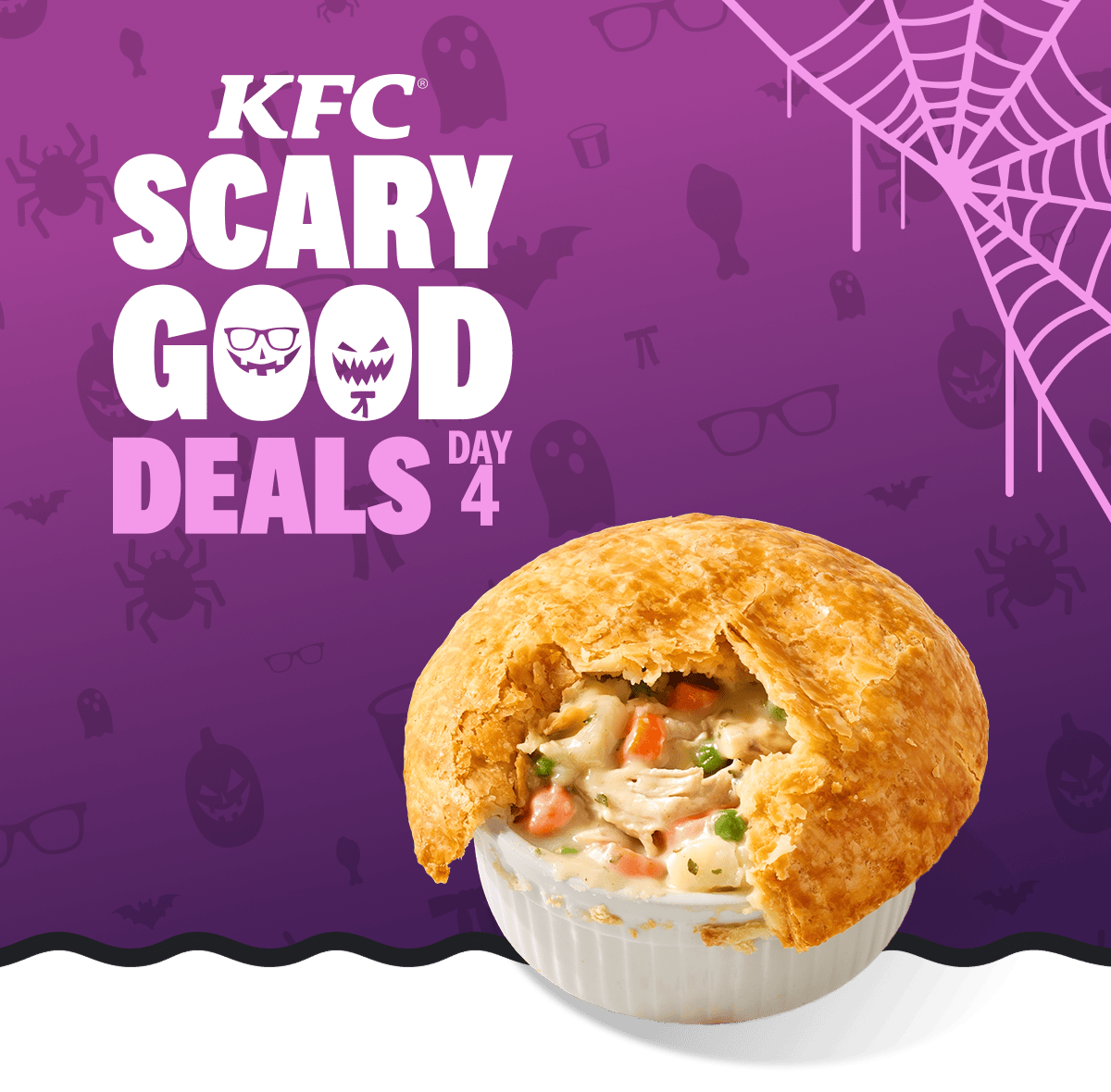 A buttery, flakey crust surounding chicken deliciousness.