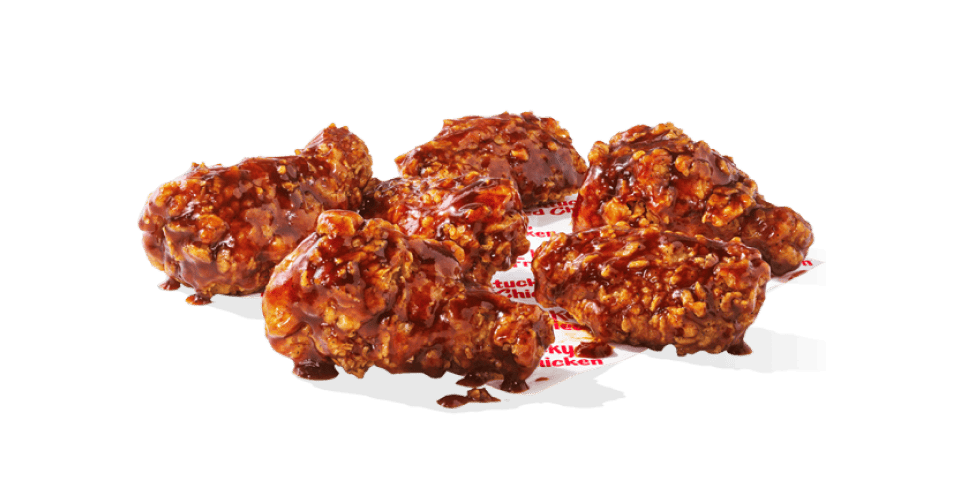 Honey BBQ Sauce on KFC Wings.