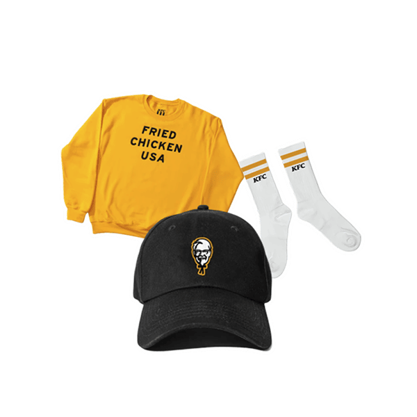 Sweatshirts and socks and hats galore!