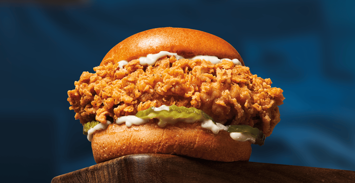 KFC's Chicken Sandwich looking bigger than ever.