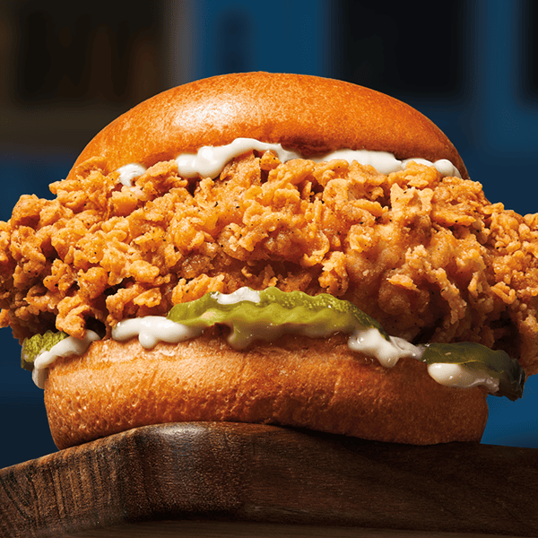 A giant looking KFC Chicken Sandwich