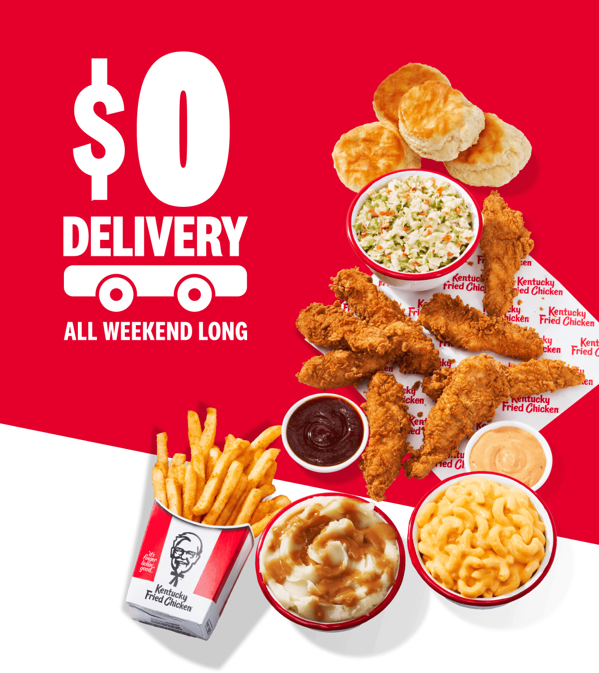 $0 Delivery all weekend long