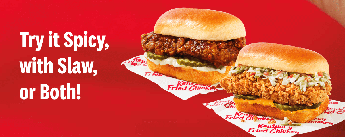 Try it Spicy, with Slaw, or Both!