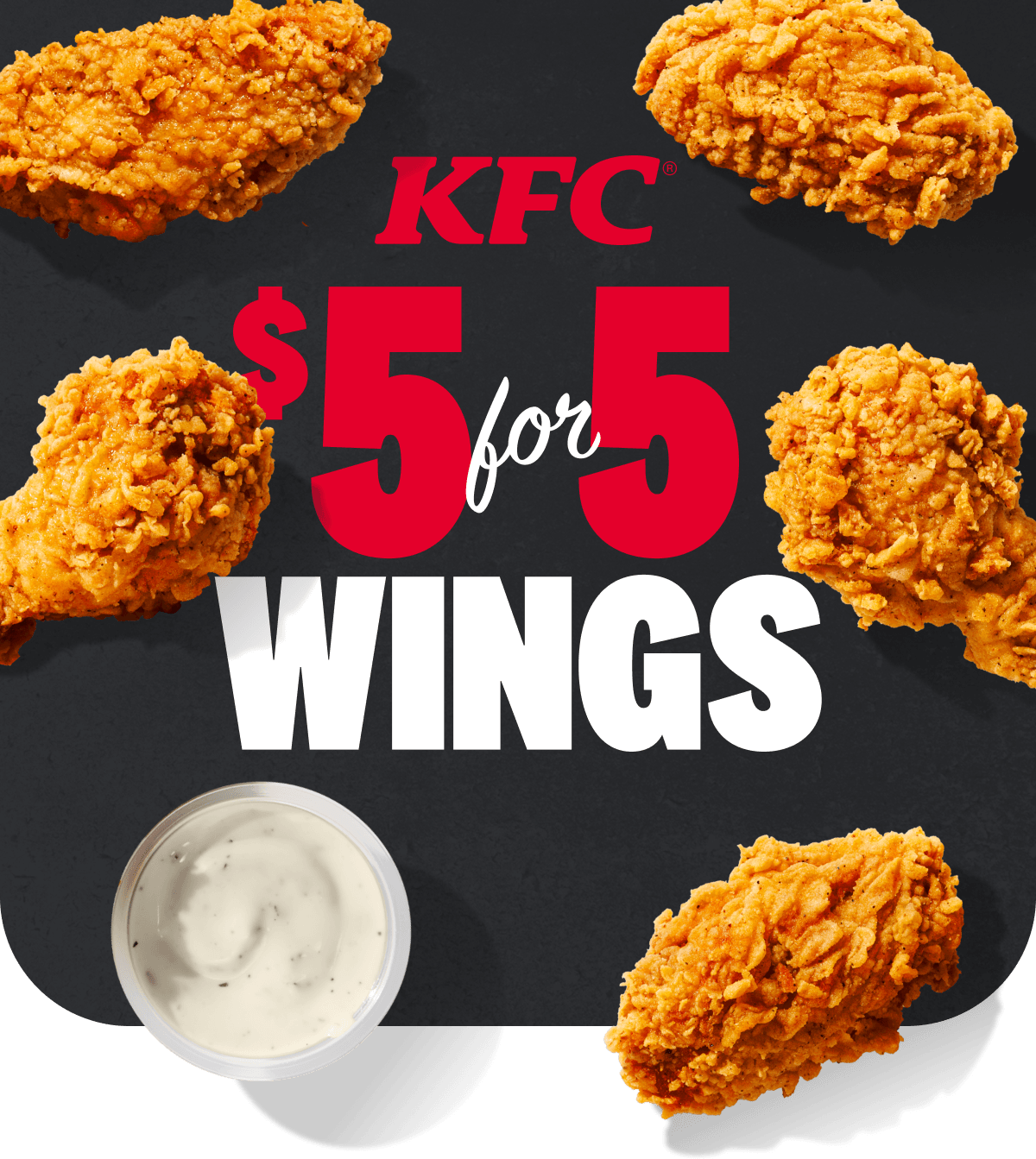 $5 For 5 Wings