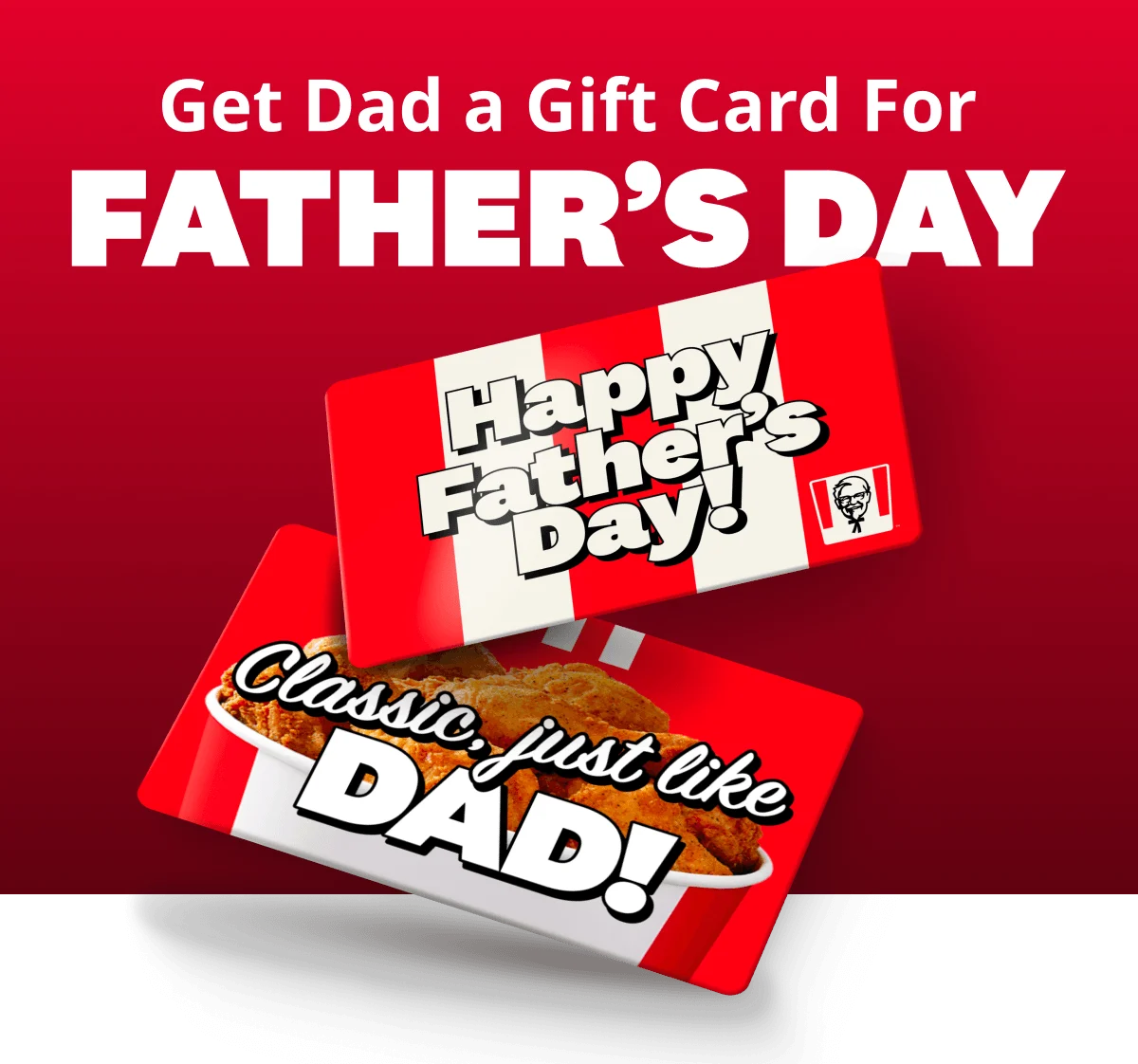 Get a Gift Card for Father's Day