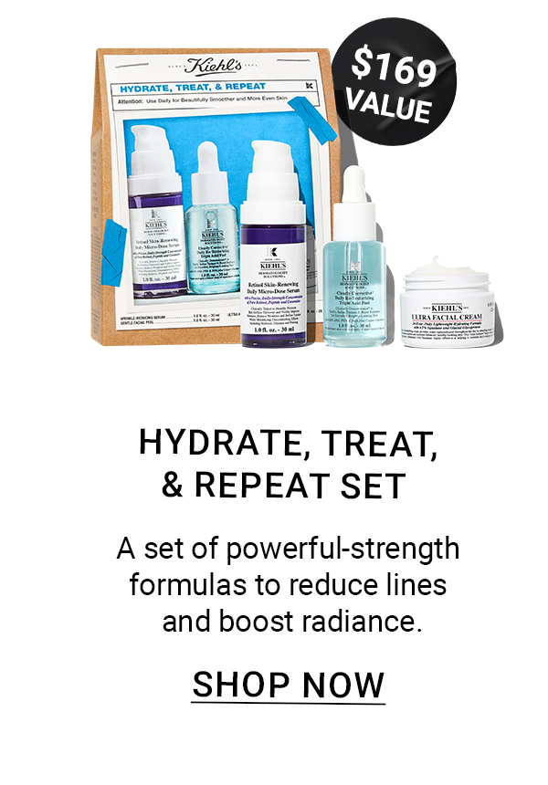 Hydrate, Treat & Repeat set