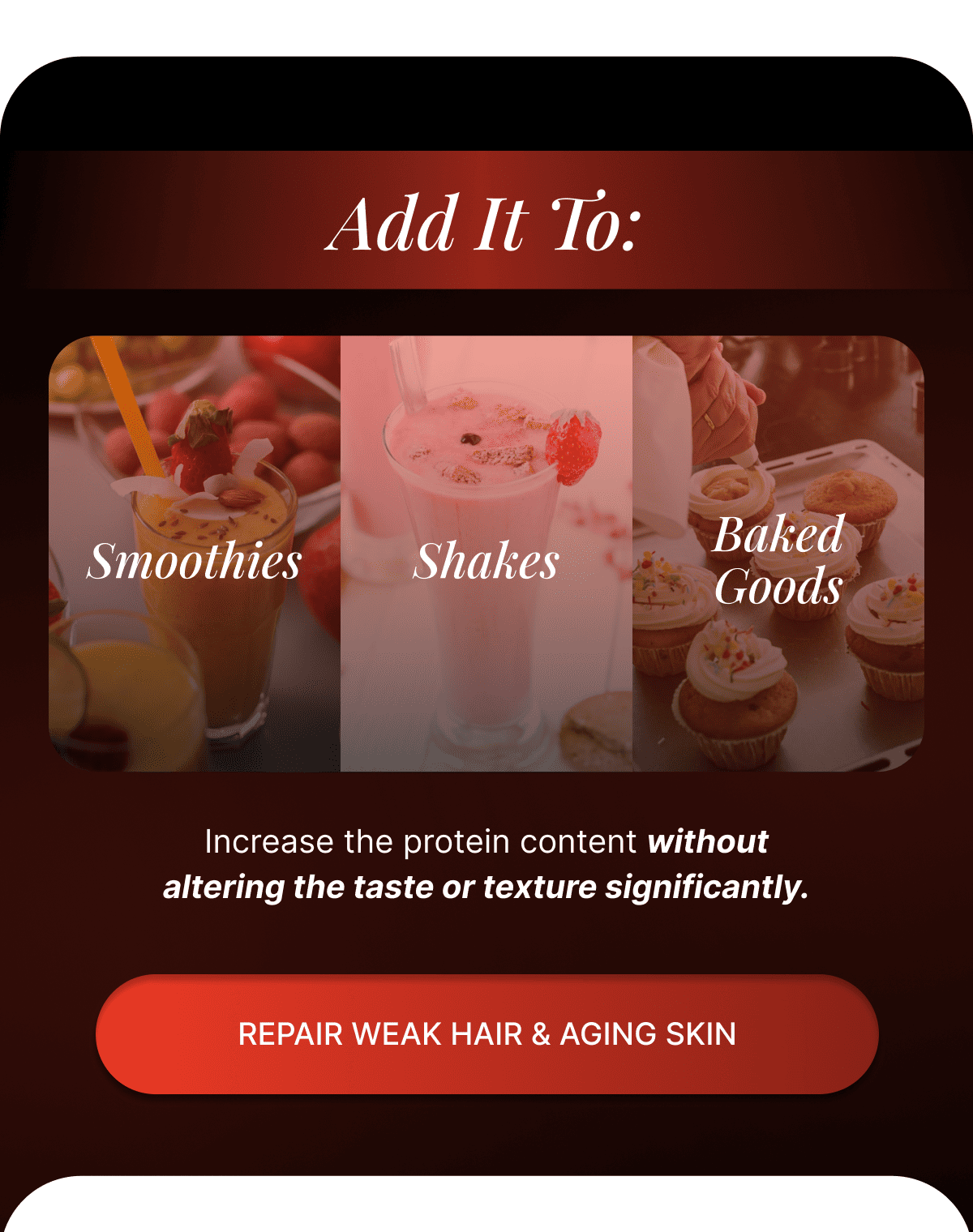 Add It To: Smoothies Shakes Baked Goods