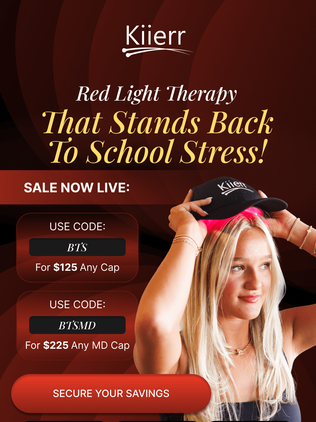 Red Light Therapy That Stands Back To School Stress