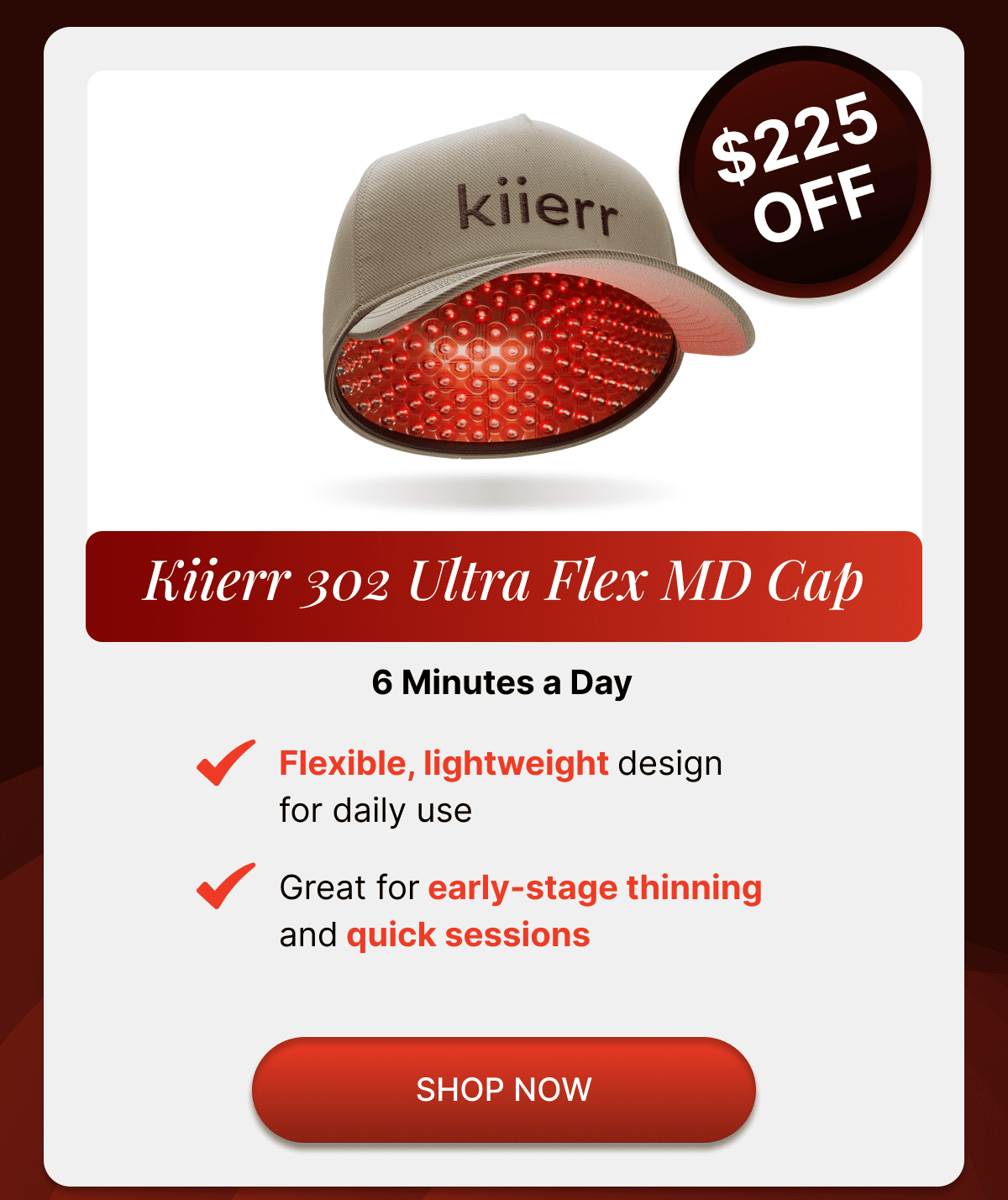 Kiierr 302 Ultra Flex MD Cap