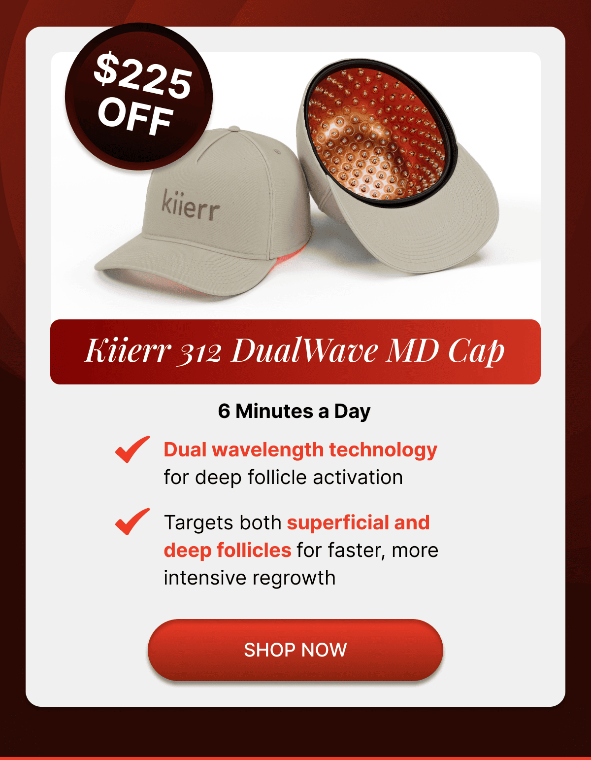 Kiierr 312 DualWave MD Cap