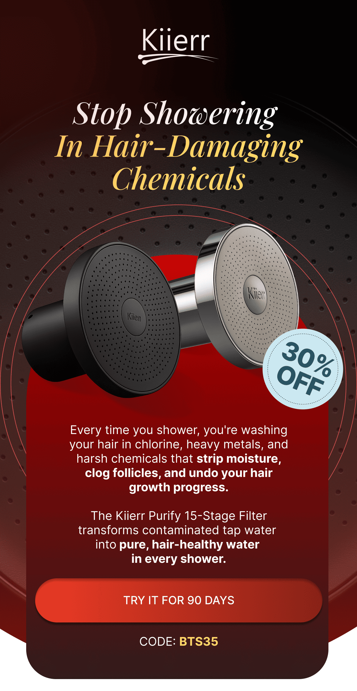 Stop Showering In Hair-Damaging Chemicals