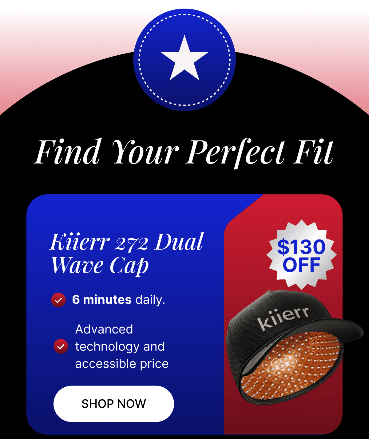 272 Dual Wave Cap